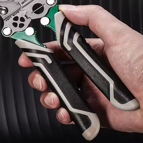 🎁Special Offer Items 80% Off🎁18-in-1 Multifunctional Stainless Steel Folding Wire Strippers and Crimping ToolFixed Pliers for Electrician Cable Cutting