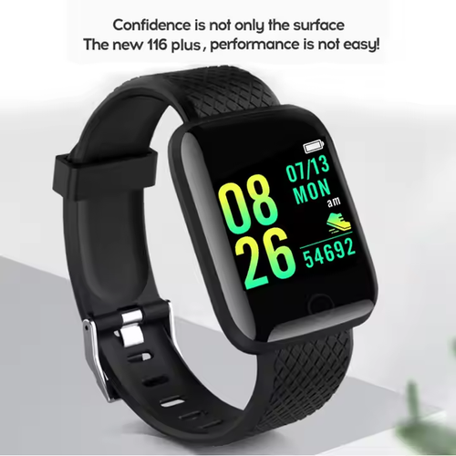 1.3 Inch Color Screen Smart Watch 116 Plus Sport Smart Bracelet Fitness Watch Tracker Heart Rate And Blood Pressure