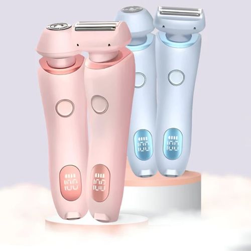 Epilator ladies double head shaver private hair trimmer electric shaver ladies hair removal instrument