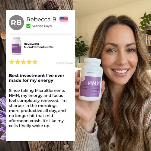 MicroElements NMN - Naturally Supports Cellular Energy To Help You Feel Younger & More Alive