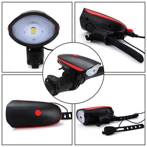 Bicycle lights 7588 horn light headlight USB charging mountain bike waterproof lights cycling night riding accessories equipment