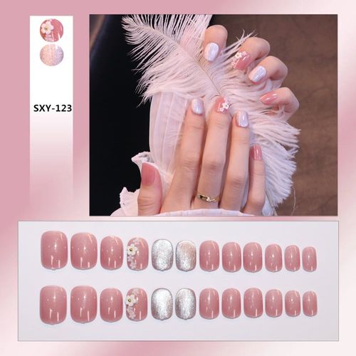 🔥Mysterious Cat Eye Nail Patch with Jelly Gum(24PCS)