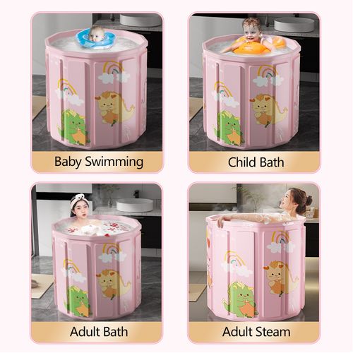 New Portable Folding Spa Bathtub Hot Tub Kids Bathtubs❤️