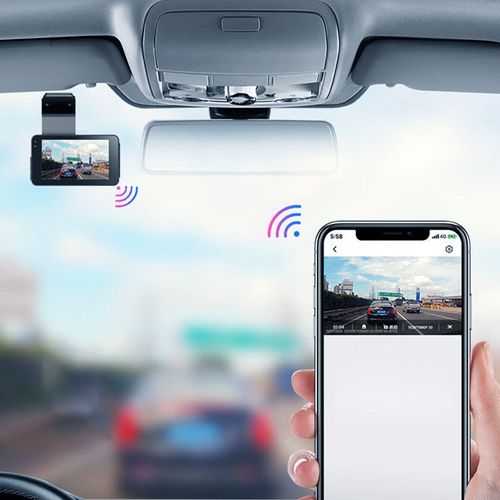 🔥360-degree coverage🚗1080P WiFi Dual Dash Cam with Night Vision