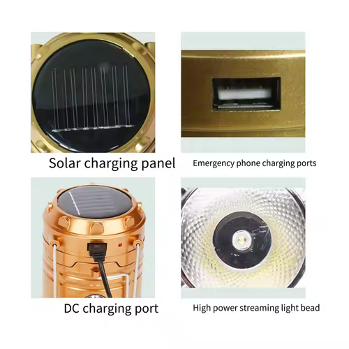 🎁Special Offer Items 80% Off🎁Netflix explosion models multi-functional simple solar charging super bright light-emitting diode portable camping light