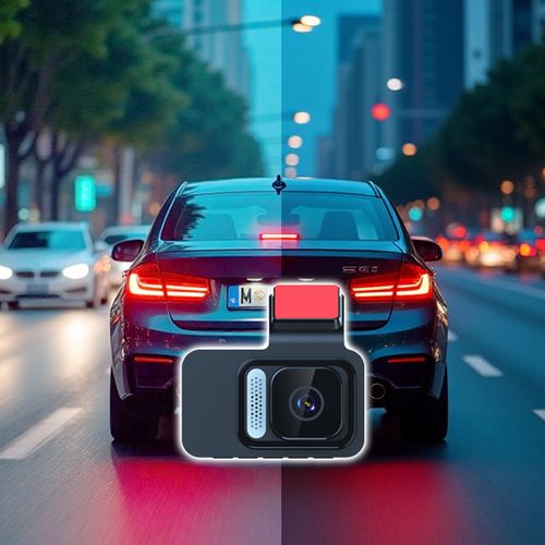 🔥360-degree coverage🚗1080P WiFi Dual Dash Cam with Night Vision