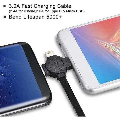 🎁Special Offer Items 80% Off🎁3-in-1 Data Cable Phone Stand