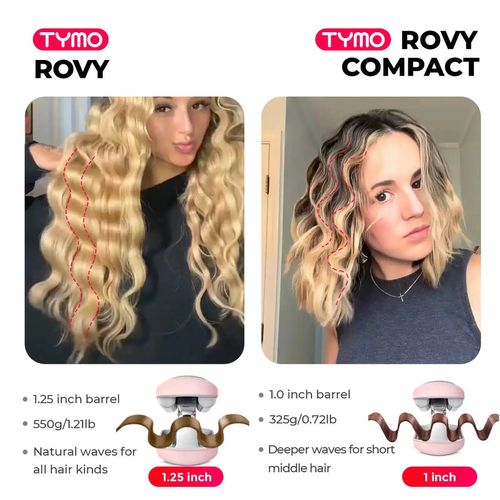 Wave curling iron