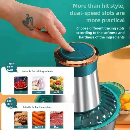 Multifunctional household stainless steel meat grinder large capacity cooking machine electric auxiliary food machine filling machine