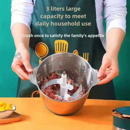 Multifunctional household stainless steel meat grinder large capacity cooking machine electric auxiliary food machine filling machine