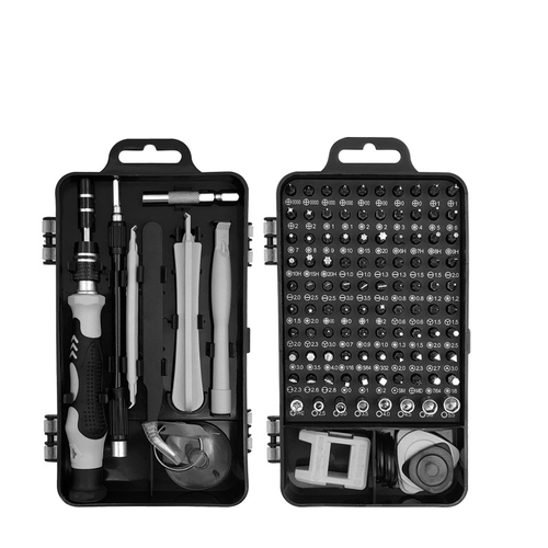 Precision Screwdriver Set 115-in-1 Repair Kit with Cell Phone Magnetic Driver Kit