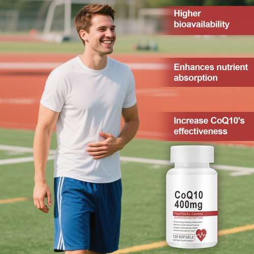 Coenzyme Q10 Soft Capsules, Enhance Immunity, Support Cardiovascular System