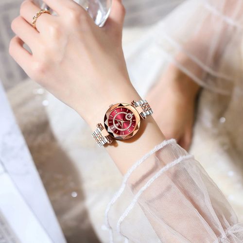 🎁Special Offer Items 80% Off🎁POEDAGAR Luxury Diamond Dress Ladies Watch High Quality Waterproof Rose Gold Luminous Stainless Steel for Women Quartz Watches