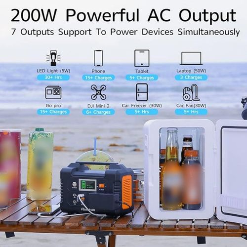 200W Portable Power Station with Display
