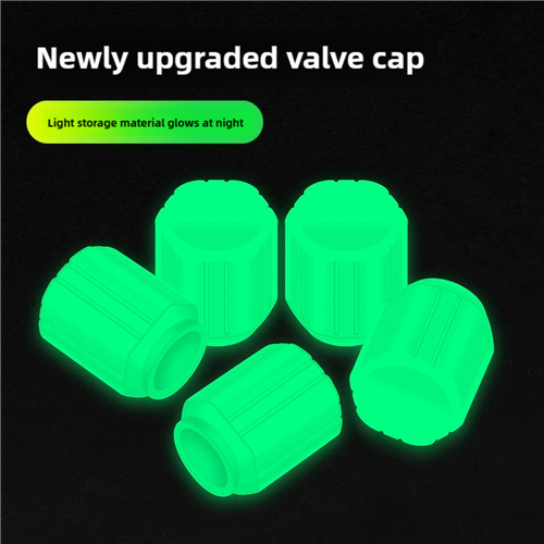 Netflix Car Tire Glow-in-the-Dark Valve Caps (For Cars and Motorcycles)
