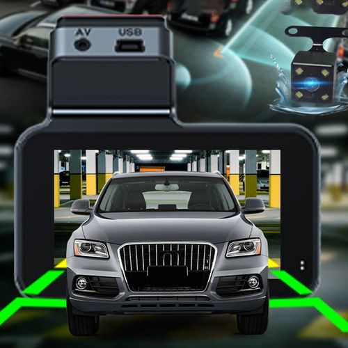 🔥360-degree coverage🚗1080P WiFi Dual Dash Cam with Night Vision