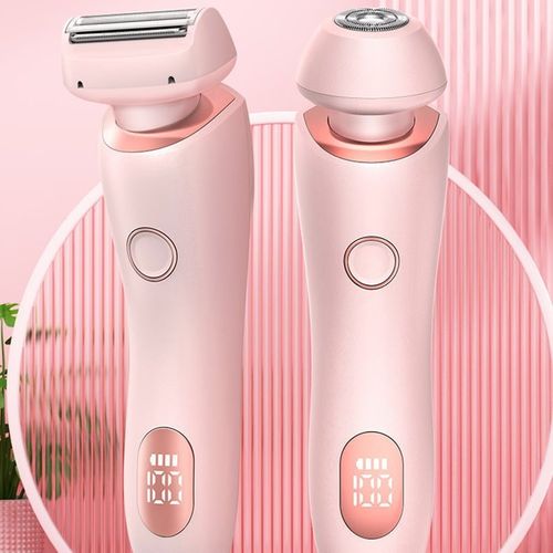 Epilator ladies double head shaver private hair trimmer electric shaver ladies hair removal instrument