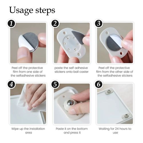 🔥Last day to get over 50% off🔥360° Furniture Moving Wheel Casters (Pack Of 4)