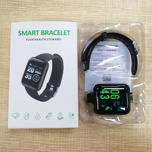 1.3 Inch Color Screen Smart Watch 116 Plus Sport Smart Bracelet Fitness Watch Tracker Heart Rate And Blood Pressure