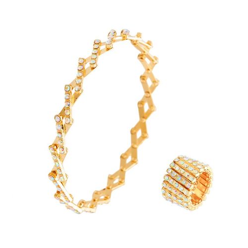 New shrink ring, a two wear, new creative magic stretch ring, deformable copper bracelet