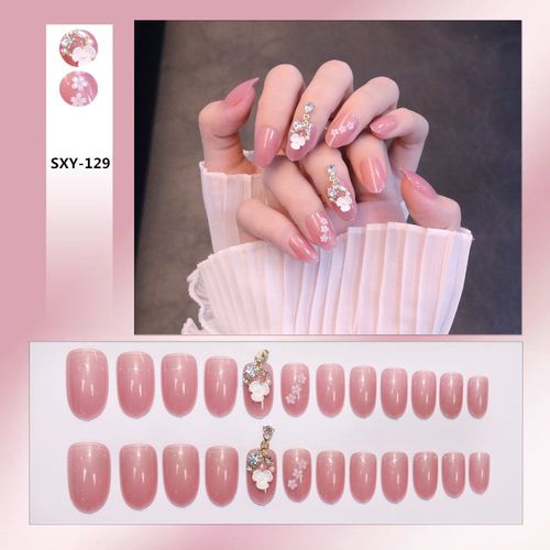 🔥Mysterious Cat Eye Nail Patch with Jelly Gum(24PCS)
