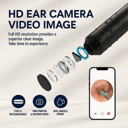 Smart visual earwax cleaner