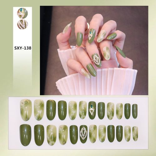 🔥Mysterious Cat Eye Nail Patch with Jelly Gum(24PCS)