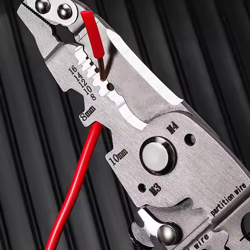 🎁Special Offer Items 80% Off🎁18-in-1 Multifunctional Stainless Steel Folding Wire Strippers and Crimping ToolFixed Pliers for Electrician Cable Cutting