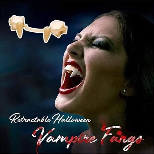 (🎅Christmas Special Price)Retractable Halloween Vampire Fangs