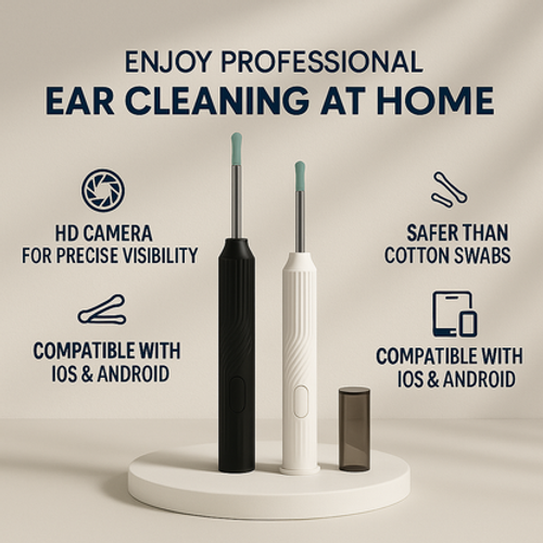 Smart visual earwax cleaner