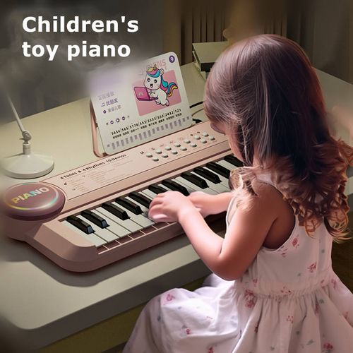 Children's electronic piano toys with microphone girls boys beginner multifunctional music player（🔥time-limited offer🔥）