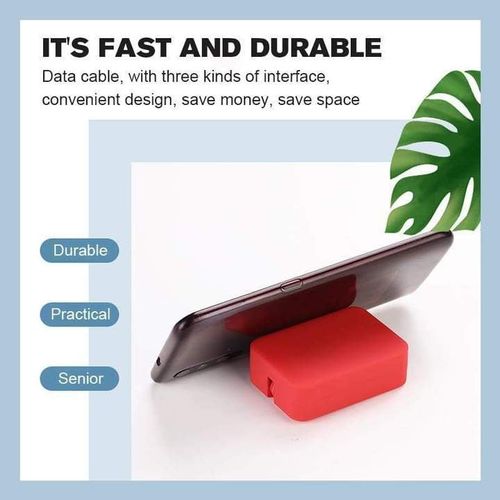 🎁Special Offer Items 80% Off🎁3-in-1 Data Cable Phone Stand