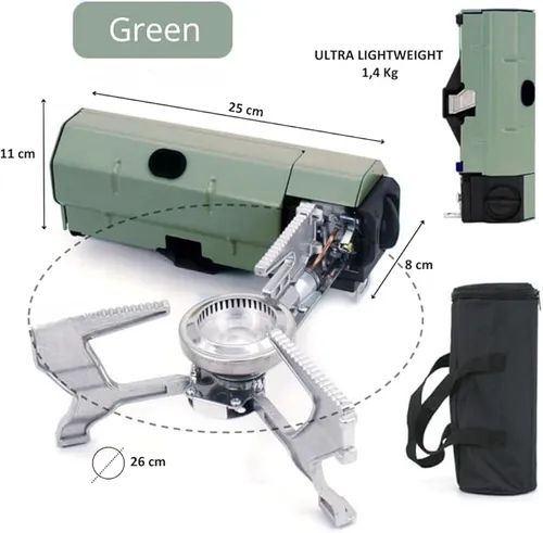 Foldable Cassette Stove Outdoor Camping Stove for Camping, Picnic,BBQ (NOT include Gas)