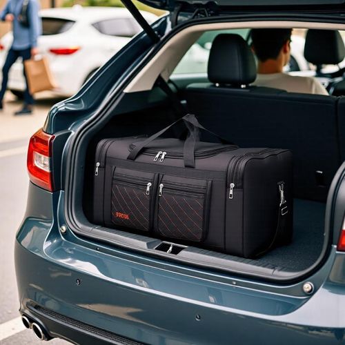 Large Multi Pocket Travel Tote Shoulder Bag