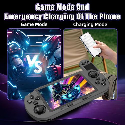 Sf3000hd Retro Handheld Game Console, 20000+ Games, 14+ Emulators, 4.5 Inch HD Screen, Dual Core Processor, Emergency Phone Charging, Handheld Gaming Console