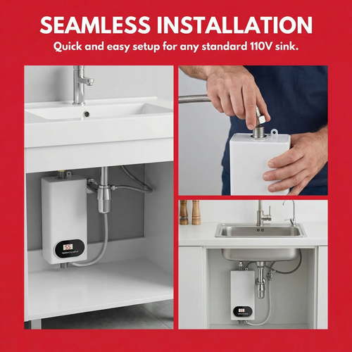 Electric Instant Water Heater and Shower Set  Instant Hot Water