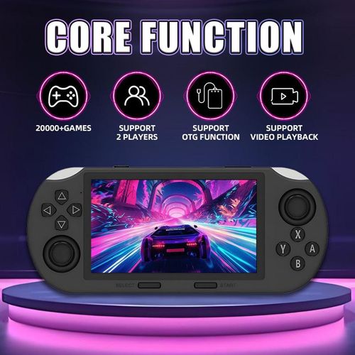 Sf3000hd Retro Handheld Game Console, 20000+ Games, 14+ Emulators, 4.5 Inch HD Screen, Dual Core Processor, Emergency Phone Charging, Handheld Gaming Console