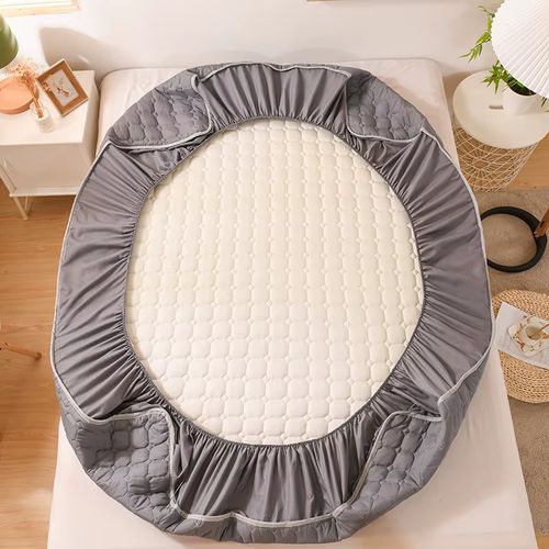 Velvet mattress cover, breathable bedding set