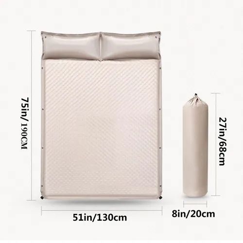 Self Inflating Sleeping Pad with Pillow for Camping Outdoor