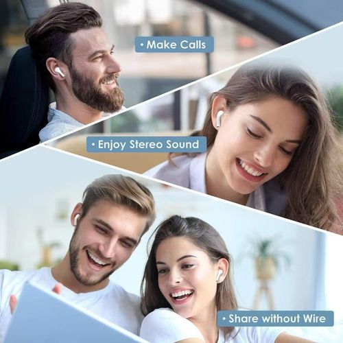 In-ear Bluetooth 5.3 earphones, 3D stereo wireless headphones