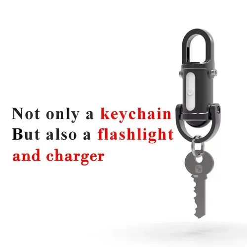 Multifunctional Mini Keychain Light Outdoor Portable Power Bank