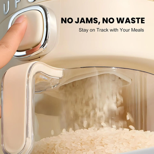 Insect proof airtight rice container with measuring cup  can store 10 catties