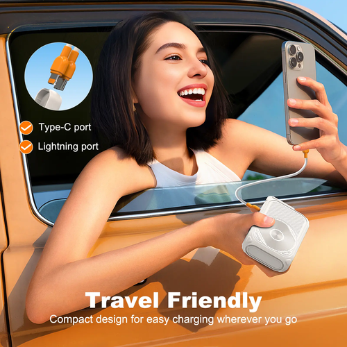 Multifunctional 9-in-1 Mini Wireless Power Bank