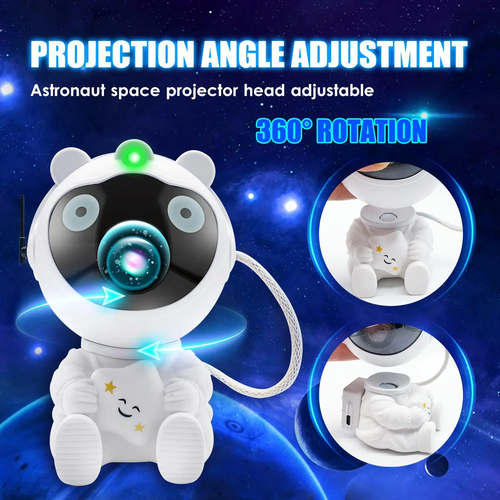 Astronaut Galaxy Projector with Timer and Remote Control
