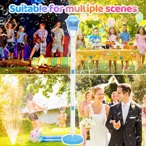 Automatic bubble machine