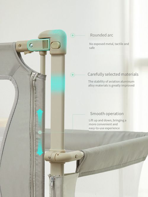 Baby bedside crib, foldable.