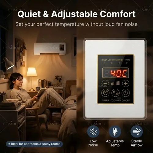 Wall-mounted portable mini air conditioner, tool-free installation