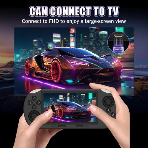 Sf3000hd Retro Handheld Game Console, 20000+ Games, 14+ Emulators, 4.5 Inch HD Screen, Dual Core Processor, Emergency Phone Charging, Handheld Gaming Console