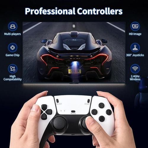 Newly Upgraded Game Controller with Over 20,000 Games-M15 Tv Handheld Console, wireless Game Controller, Hd Output, Portable Retro Gaming For Two Players Christmas Gifts