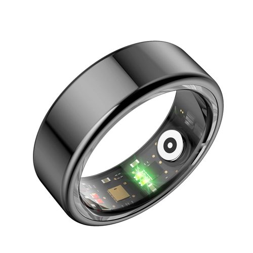 Waterproof smart ring, compatible with iOS and Android phones.